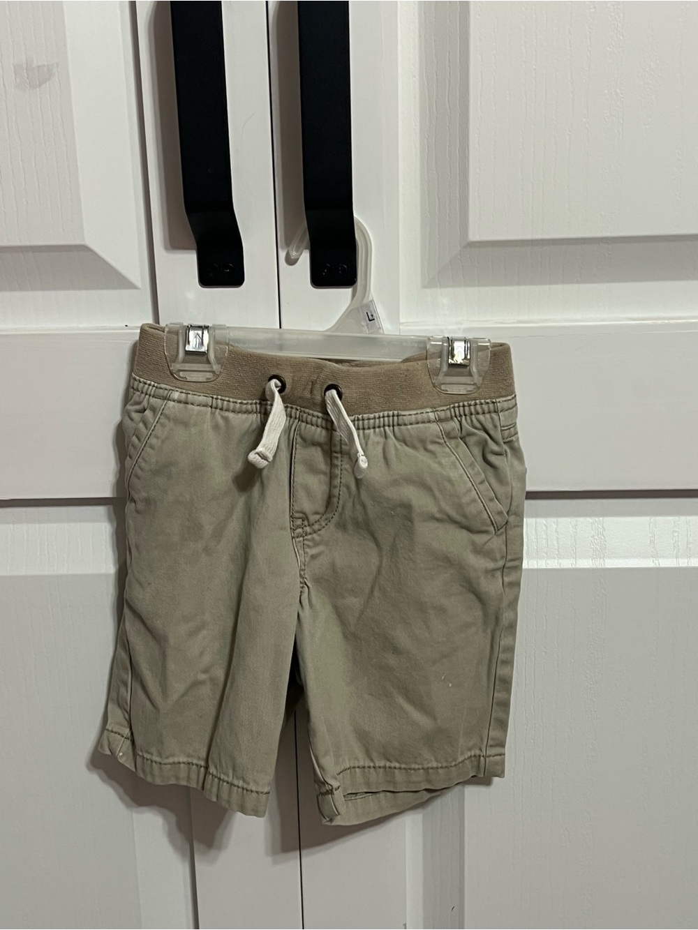 Boy's Casual Drawstring Shorts in Khaki
